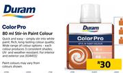Duram Color Pro Stir In Paint Colour-80ml
