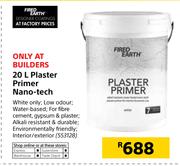 Fired Earth Plaster Primer Nano Tech-20Ltr