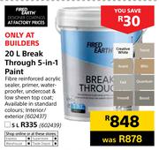 Fired Earth Break Through 5 In 1 Paint-5Ltr