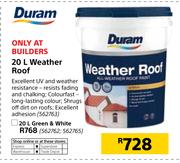 Duram Weather Roof-20Ltr