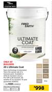 Fired Earth Ultimate Coat-5Ltr