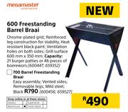 Megamaster 700 Barrel Freestanding Braai