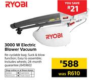 Ryobi 3000W Electric Blower Vacuum