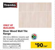 Trento River Wood Wall Tile Range-Per Sqm