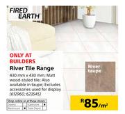 Fired Earth River Tile Range-Per Sqm