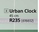 Design House Urban Clock 45cm