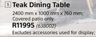 Design House Teak Dining Table