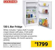 Goldair 130Ltr Bar Fridge