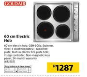 Goldair 60cm Electric Hob