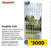 Xpanda Diy Aluglide Gate-1000mm(w) x 1900mm(h)