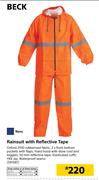 Beck Rainsuit With Reflective Tape