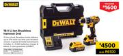Dewalt 18V Li-Ion Brushless Hammer Drill