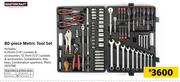 Mastercraft 80 Piece Metric Tool Set