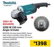 Makita 2200W 230mm Angle Grinder