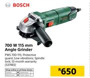 Bosch 700W 115mm Angle Grinder 