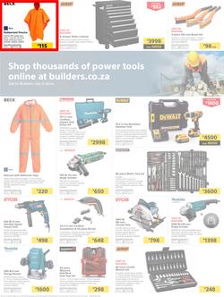 Builders Western Cape : The Best Deals On The Widest Range (23 Oct - 18 Nov 2018), page 13