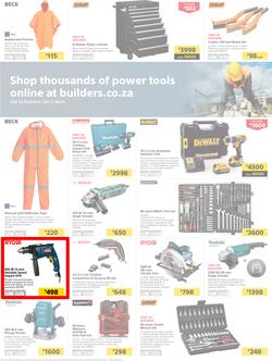 Builders Western Cape : The Best Deals On The Widest Range (23 Oct - 18 Nov 2018), page 13