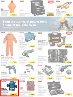 Builders Western Cape : The Best Deals On The Widest Range (23 Oct - 18 Nov 2018), page 13