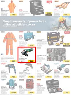 Builders Western Cape : The Best Deals On The Widest Range (23 Oct - 18 Nov 2018), page 13