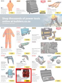 Builders Western Cape : The Best Deals On The Widest Range (23 Oct - 18 Nov 2018), page 13