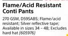 Beck Flame/Acid Resistant Conti Pants-Each