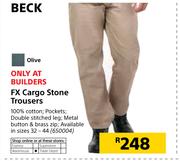 Beck FX Cargo Stone Trousers