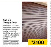 Roll Up Garage Door-2500mm x 2100mm