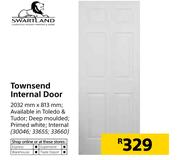 Swartland Townsend Internal Door-2032mm x 813mm