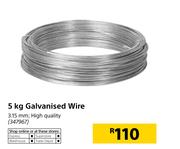 5Kg Galvanised Wire-3.15mm