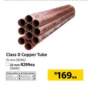 Class 0 Copper Tube 22mm-Each