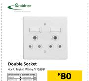 Crabtree Double Socket
