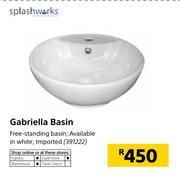 Splash Works Gabriella Basin