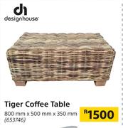 Designhouse Tiger Coffee Table 800mm x 500mm x 350mm