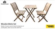 Designhouse Wooden Bistro Set