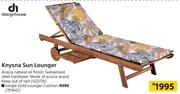 Jungle Gold Lounger Cushion