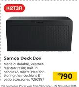 Keter Samoa Deck Box