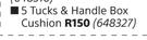 Design House 5 Tucks & Handle Box Cushion
