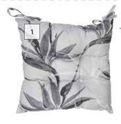 Strelitzia Mono Cushion Range 4 Stitch Seat Cushion