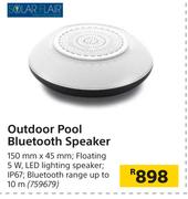 Solar Flair Outdoor Pool Bluetooth Speaker-150mm x 45mm