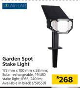 Solar Flair Garden Spot Stake Light-172mm x 100mm x 58mm