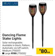 Solar Flair Dancing Flame Stake Light Large-Each