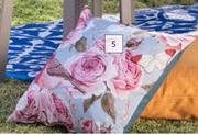 DH English Roses Light Blue Scatter Cushion-500mm x 500mm