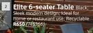 Elite 6 Seater Table