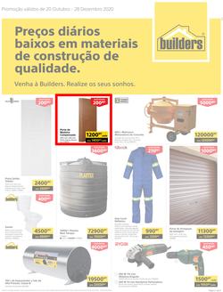 Builders Tete : Everyday Low Prices On Quality Building Materials (20 October - 28 December 2020), page 1