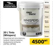Fired Earth 20Ltr Tinta (Whispers)