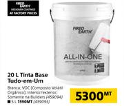 Fired Earth 5Ltr Tinta base Tudo-em-um