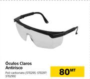 Óculos Claros Antirisco