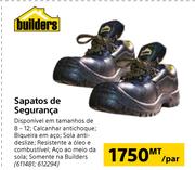 Builders Sapatos de Segurança-Per par