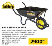 Builders 65L Carrinho de Mao