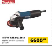 Makita 840W 230mm Rebarbadora 9557HN 